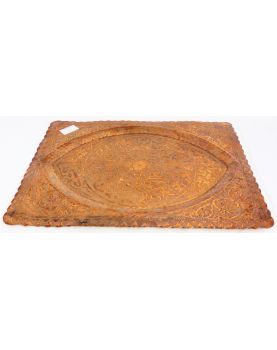 Oriental Copper Rectangular Tray