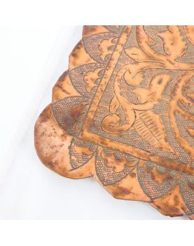 Oriental Copper Rectangular Tray