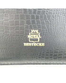 ROYAL BESTECKE Silver Metal Cutlery Set in its Case