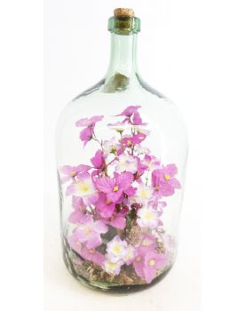 Dame Jeanne 15 Liters with Artificial Flowers Inside