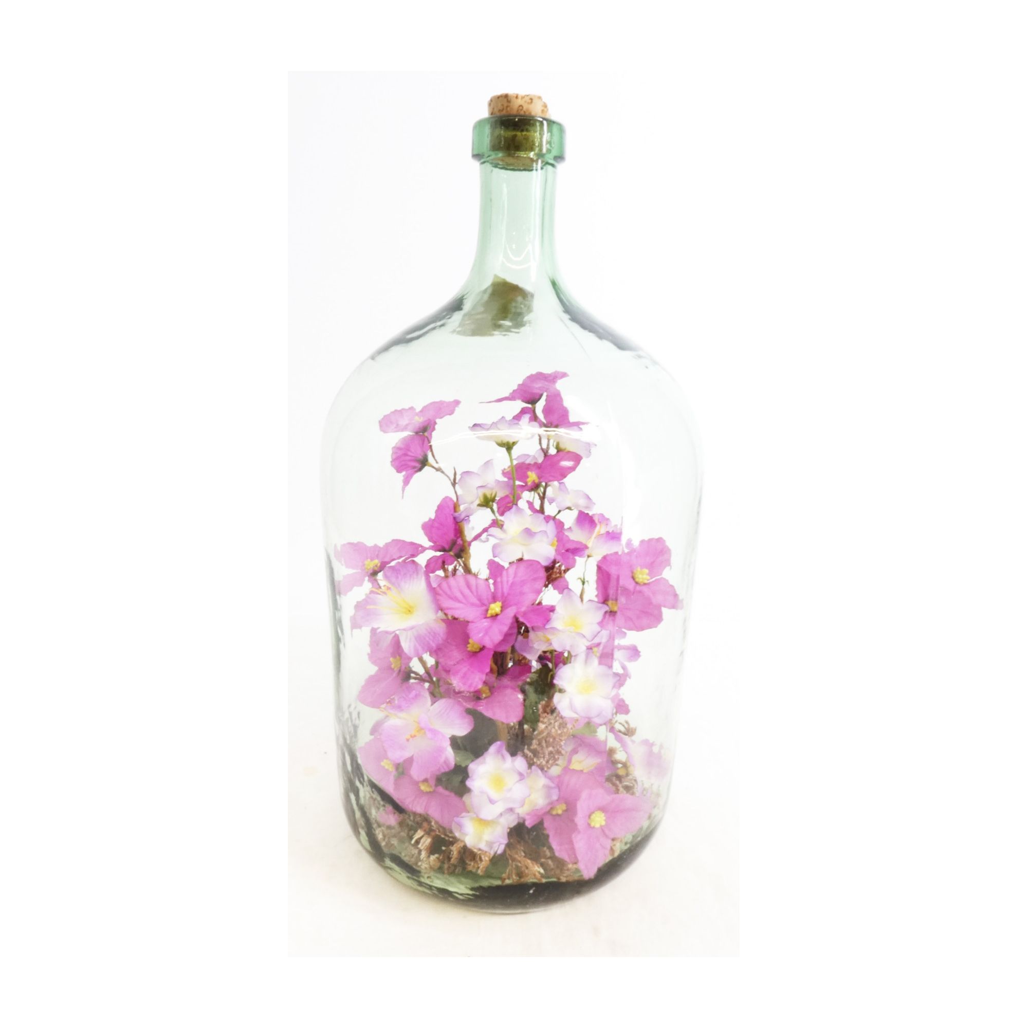 Dame Jeanne 15 Litres avec Fleurs Artificielle à l’Intérieur Dame Jeanne 15 Litres avec Fleurs Artificielle à l’Intérieur