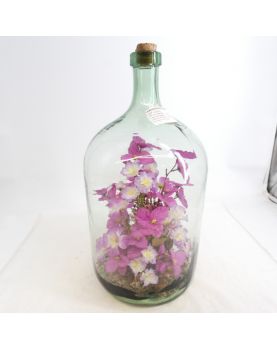 Dame Jeanne 15 Liters with Artificial Flowers Inside