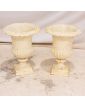 Paire de Vases Médicis Blancs