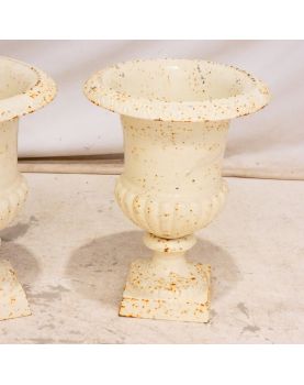 Paire de Vases Médicis Blancs