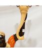 Large Polychrome Torch Subject with 10 Lamps