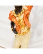 Large Polychrome Torch Subject with 10 Lamps