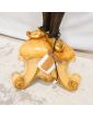 Grand Sujet Polychrome Torchère 10 Lampes