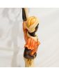 Large Polychrome Torch Subject with 10 Lamps