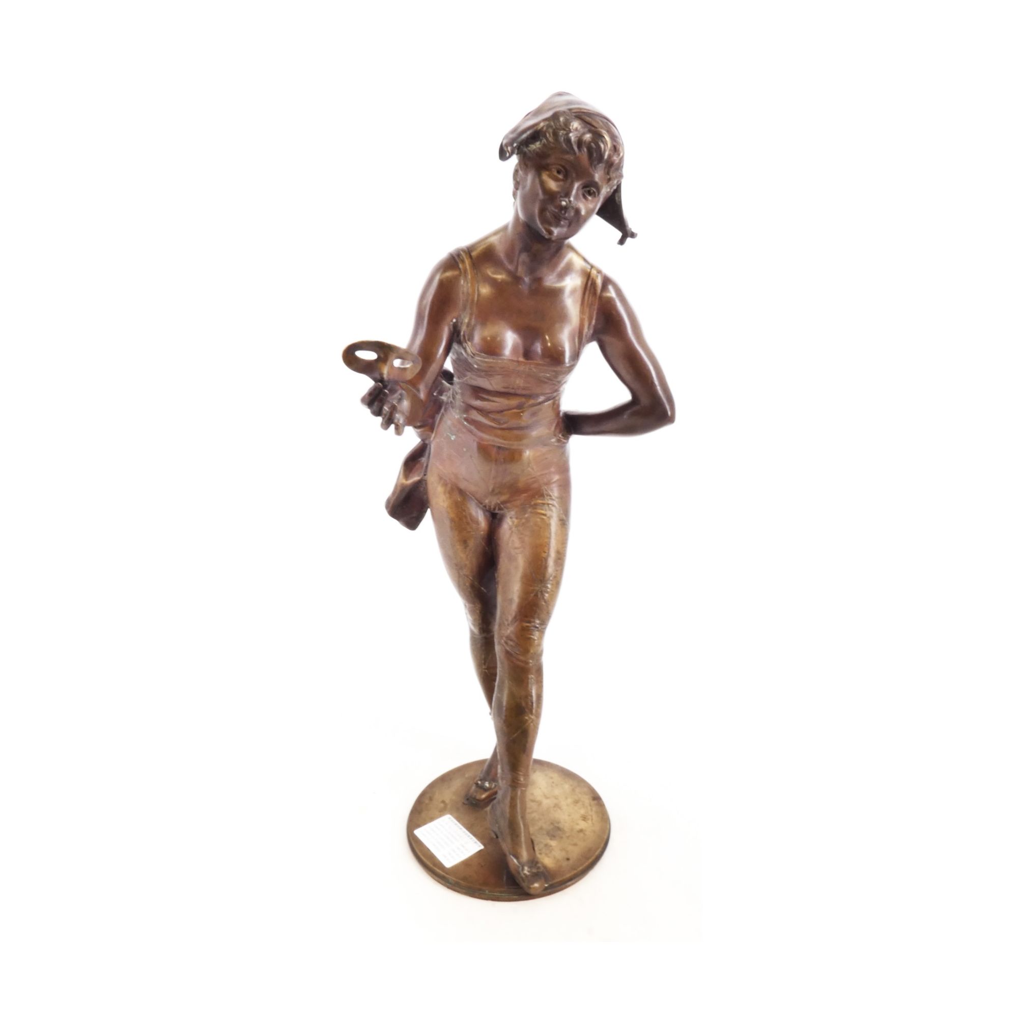 Sujet Colombine en Bronze Signé E. H. ALLOUARD Sujet Colombine en Bronze Signé E. H. ALLOUARD