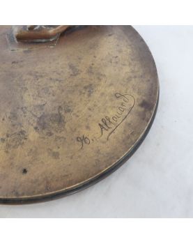 Sujet Colombine en Bronze Signé E. H. ALLOUARD