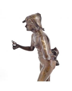 Bronze Columbine Subject Signed E. H. ALLOUARD