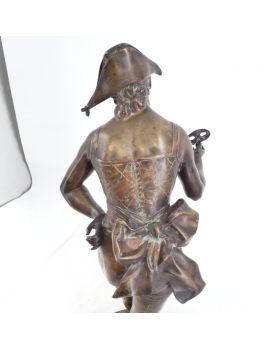 Bronze Columbine Subject Signed E. H. ALLOUARD