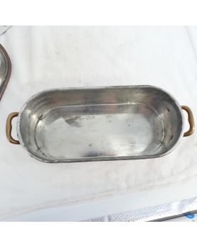 Small Tinned Copper Fish Pot
