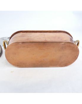 Small Tinned Copper Fish Pot