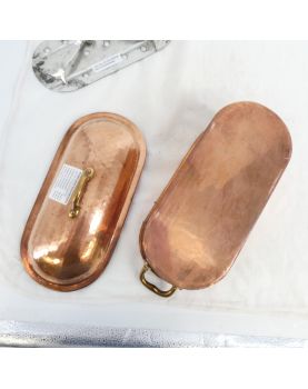 Small Tinned Copper Fish Pot