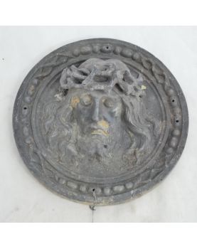 Plate in 19th Century Metal of Christ