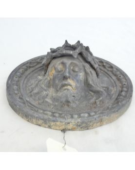 Plate in 19th Century Metal of Christ