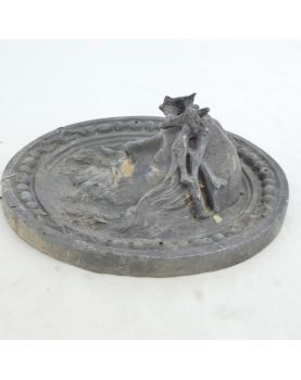 Plate in 19th Century Metal of Christ