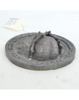 Plaque en Métal du Christ XIXe Siècle