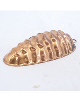Small Pine Cone Chocolate Mold in Copper Wagner West Germany