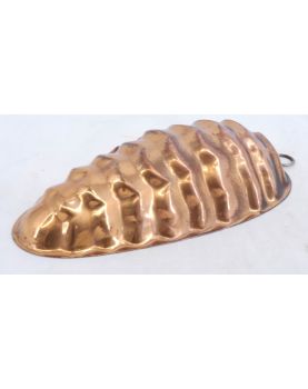 Small Pine Cone Chocolate Mold in Copper Wagner West Germany