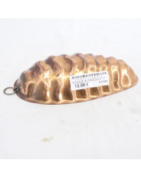 Small Pine Cone Chocolate Mold in Copper Wagner West Germany