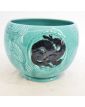 Orchies Earthenware Planter with Dragon Decor