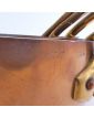 Set of 5 Copper Pans with Brass Handles