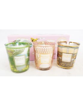 Trio de Bougie Capitales BAOBAB Dans son Coffret