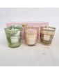 Trio de Bougie Capitales BAOBAB Dans son Coffret