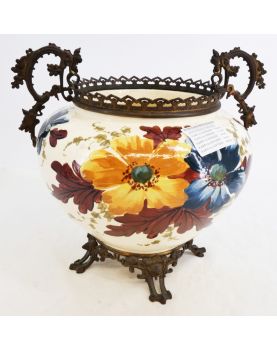Jardinière en Faïence à Galerie Décor Floral