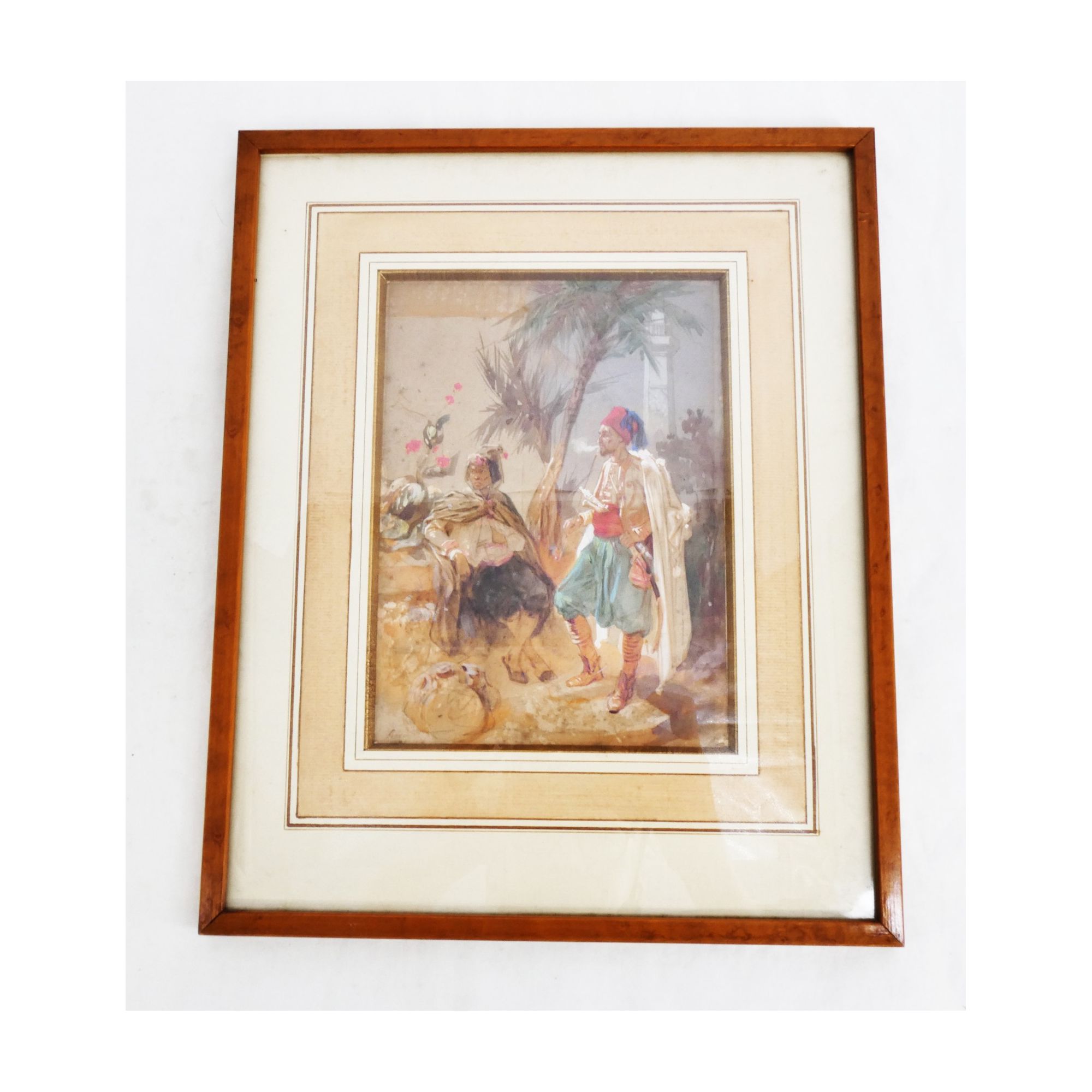 Small Orientalist Watercolor Small Orientalist Watercolor