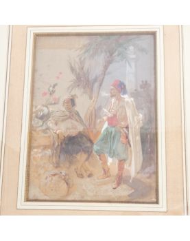 Small Orientalist Watercolor