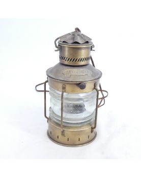 Antique Copper and Brass Marine Lantern / Ankerli Marine Lamp