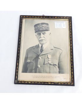 Frame Portrait of Marshal Pétain