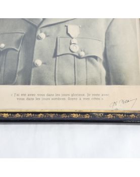 Cadre Portrait du Maréchal Pétain