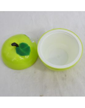 Seau à Glaçon Année 70 en Forme de Pomme Vert Clair