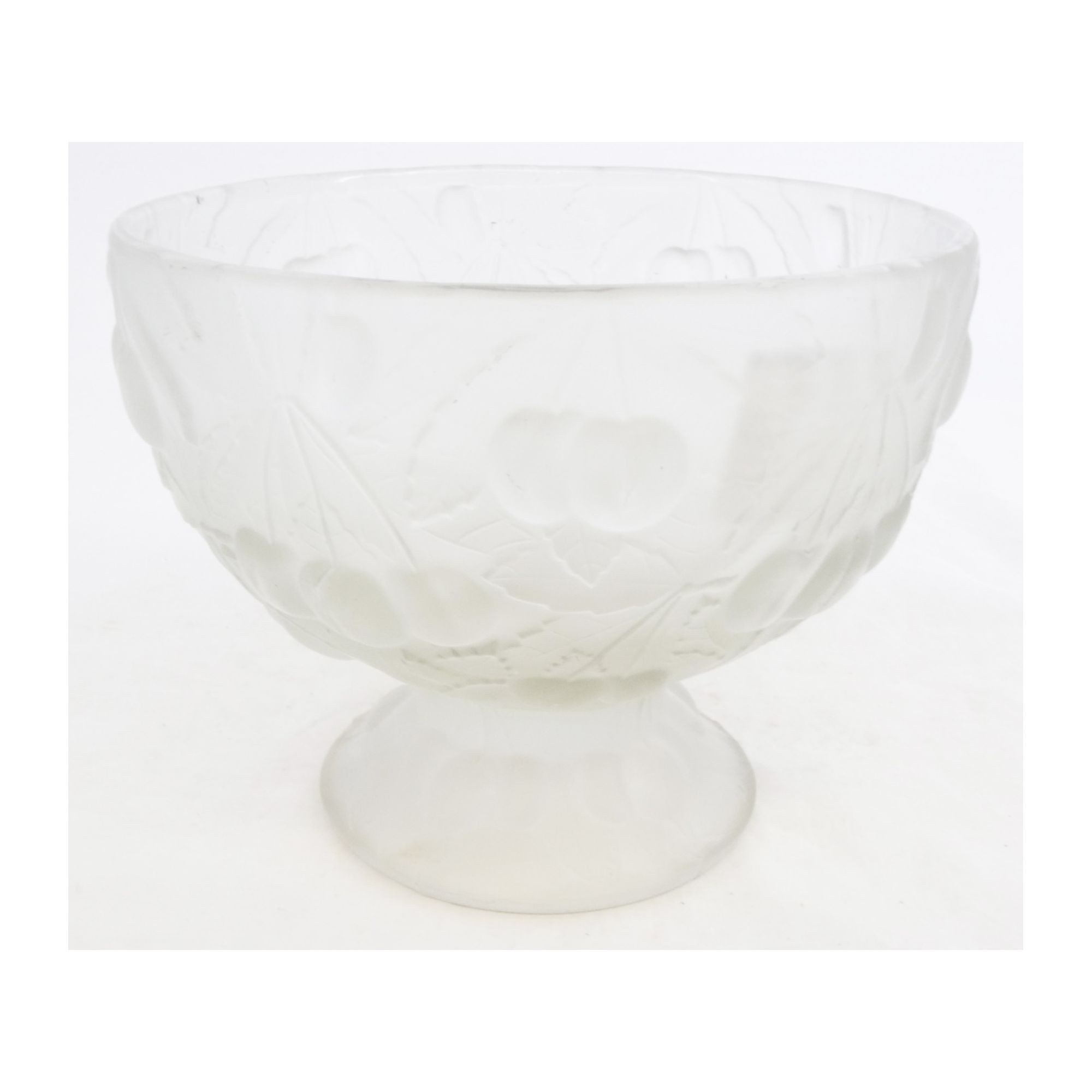 Frosted Glass Cup Cherry Look Frosted Glass Cup Cherry Look
