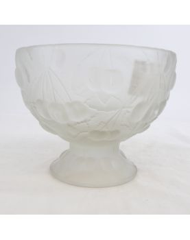 Frosted Glass Cup Cherry Look