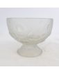 Frosted Glass Cup Cherry Look