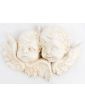 Bas Relief 2 Children's Faces in Plaster