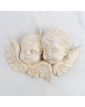 Bas Relief 2 Visages d’Enfants en Plâtre