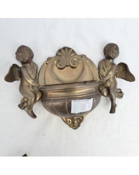 Modern Bronze Holy Water Font