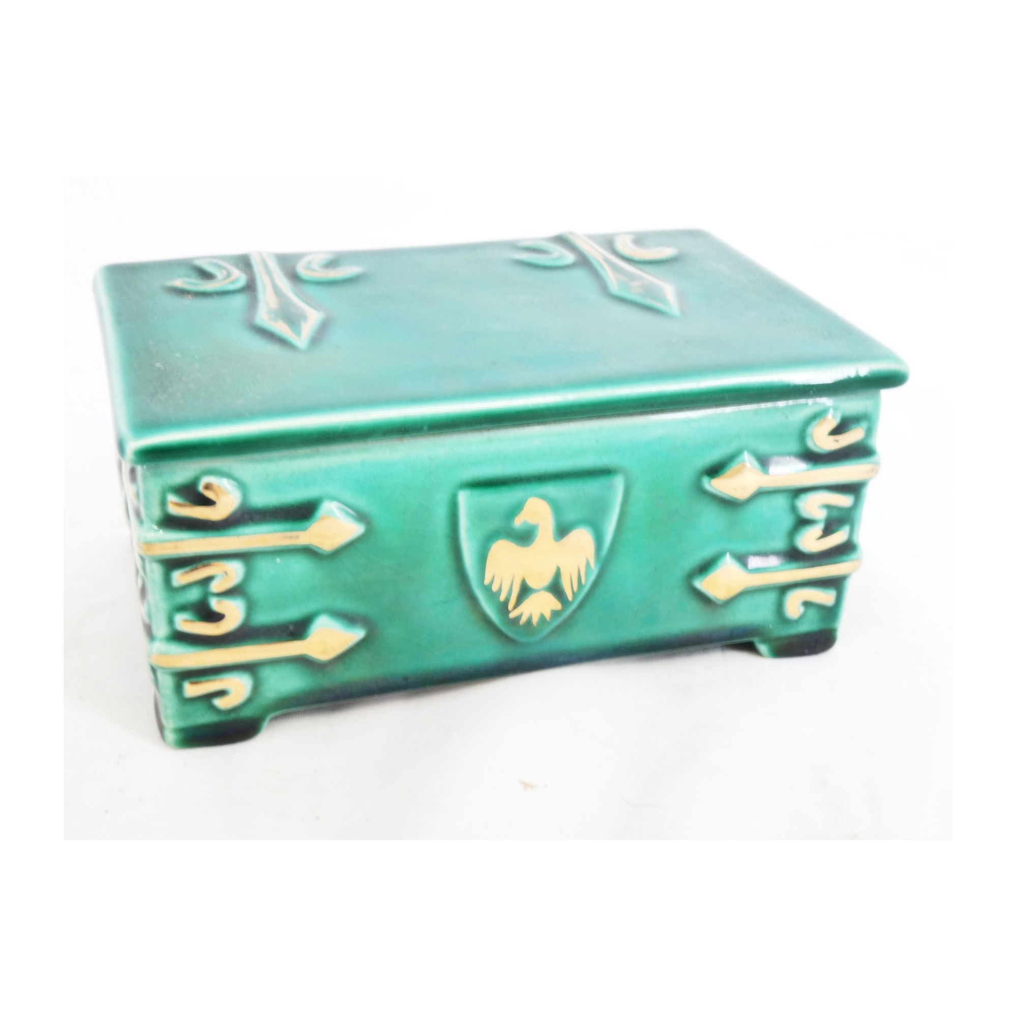 Small Green Ceramic Box Small Green Ceramic Box