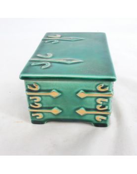 Small Green Ceramic Box