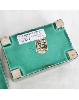 Small Green Ceramic Box