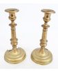 Paire de Bougeoirs en Bronze