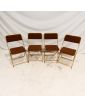Série de 4 Chaises Pliantes LAFUMA Vintage