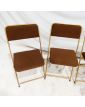 Série de 4 Chaises Pliantes LAFUMA Vintage