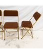 Série de 4 Chaises Pliantes LAFUMA Vintage